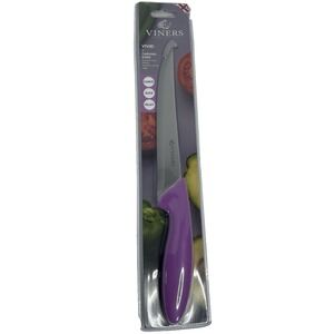 Viners Vivid 8 Inch Carving Knife Stainless‎ Steel Blade, Purple, NEW